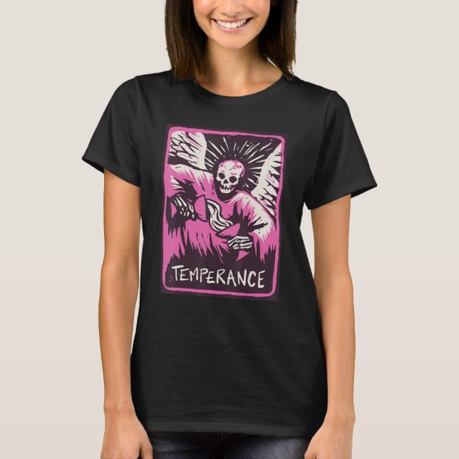 T-shirt Carte Tarot Tempérance Cartes Mystiques Magie occu (Devant)