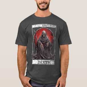 T-shirt Carte Vintagearot Mort Faucheur Occulte Satan Maud