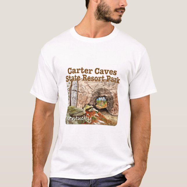 T-shirt Carter Caves State Resort Park, Kentucky (Devant)