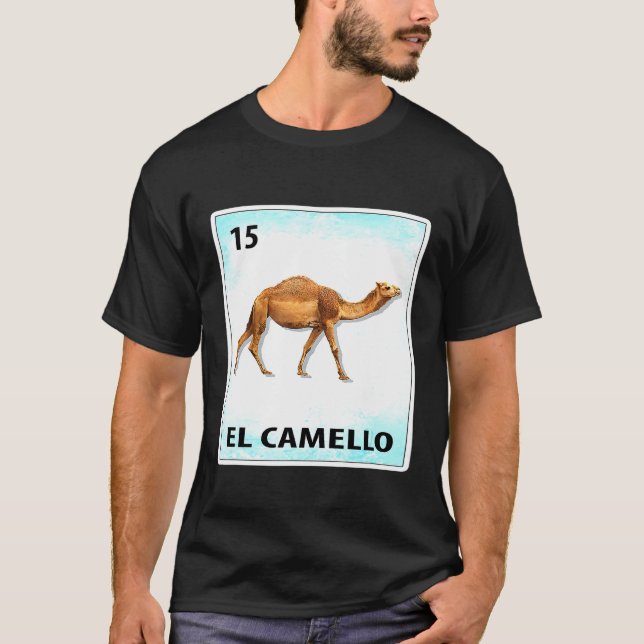 T-shirt Cartes à chameaux mexicaines El Camello (Devant)