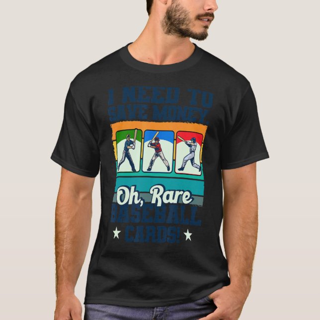 T-shirt Cartes de base-ball Collecteur de cartes de sport  (Devant)