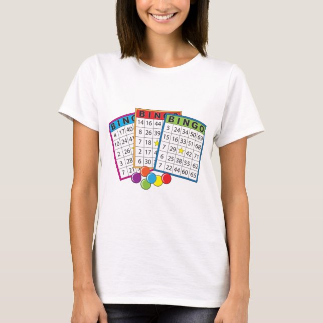 T-shirt Cartes de bingo-test (Devant)
