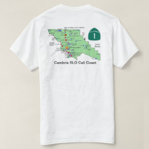 T-shirt Cartes de Cambria