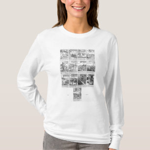 T-shirt Cartes de jeu ironisant des entreprises de "bulle"