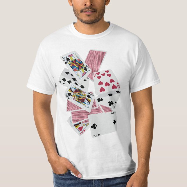 T-shirt Cartes de jeu - jeu à gagner - charmes chanceux (Devant)