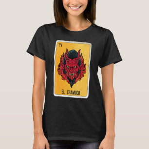 T-shirt Cartes de loto de bingo d'argot mexicain El Chamuc