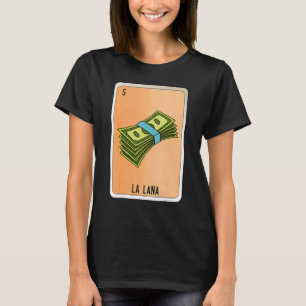 T-shirt Cartes de loto de bingo de l'argot mexicain La Lan