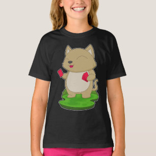T-shirt Cartes de Poker Cat