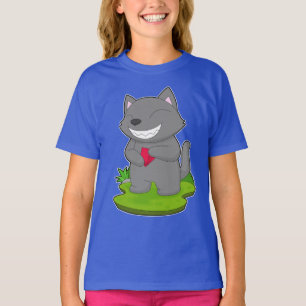T-shirt Cartes de Poker Cat