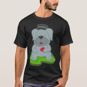 T-shirt Cartes de Poker de chien
