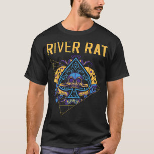 T-shirt Cartes de poker Vintage Spade River Rat