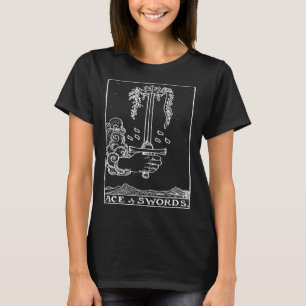 T-shirt Cartes de Tarot Ace des épées Occult
