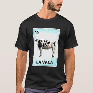 T-shirt Cartes de vache mexicaines La Vaca