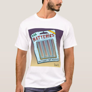 T-shirt Cartes et cadeaux non inclus dans les piles amusan