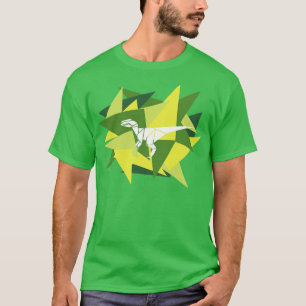 T-shirt Cartes papier Origami Velociraper