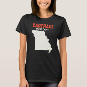 T-shirt Carthage Missouri USA State America Travel Missour