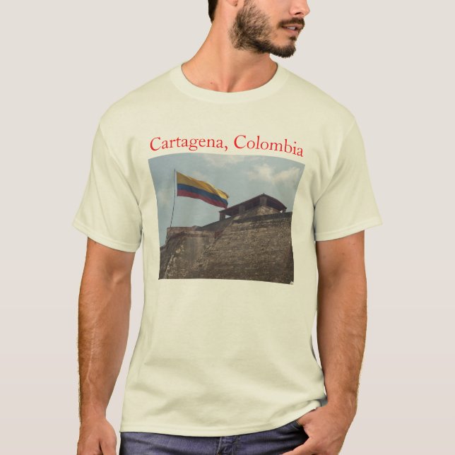 T-shirt Carthagène, Colombie (Devant)