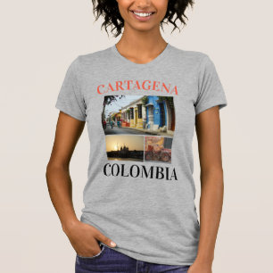 T-shirt Carthagène Colombie, dans les rues