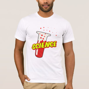 T-shirt Cartographie de flacon scientifique