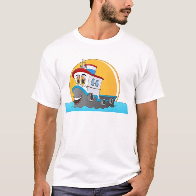 T-shirt Cartographie de remorqueur (Devant)