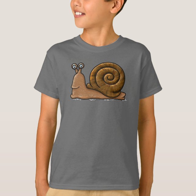 T-shirt Cartographie d'escargot (Devant)