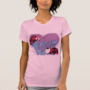 T-shirt Carton adorable Ladybug Love