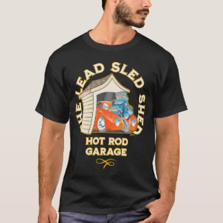 T-shirt Carton de garage à tige chaude pour voiture à traî