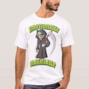 T-shirt Carton de la Faucheuse Kawaii Grim, indisponible s