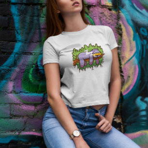 T-shirt Carton de la fente de masque de sommeil
