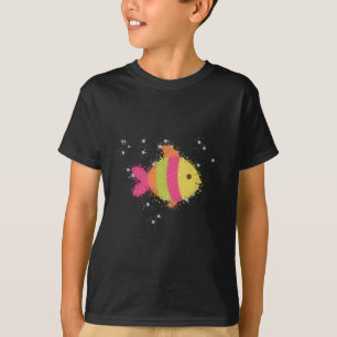 T-shirt Carton de poisson mignon