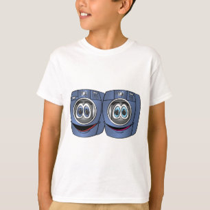 T-shirt Carton de séchoir à lave-linge bleu avant