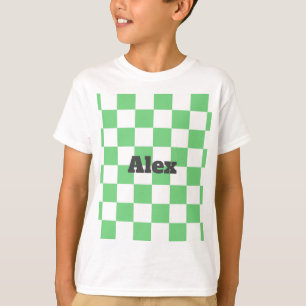 T-shirt Carton de tableau de bord vert rétro Y2K