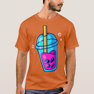 T-shirt Carton de thé au lait Boba