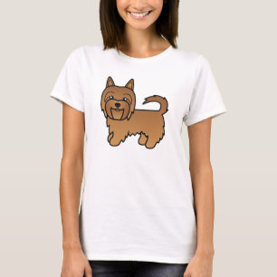 T-shirt Carton rouge Terrier australien