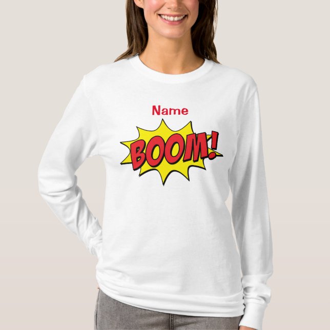 T-shirt Cartoon Boom Thunder_Cove (Devant)