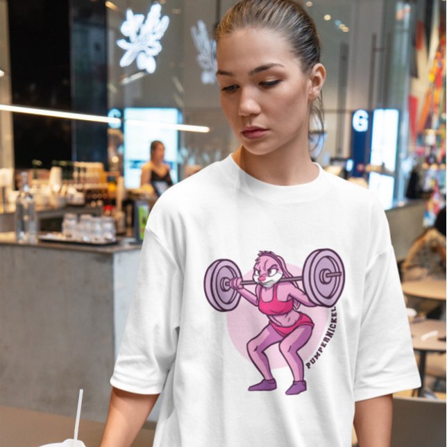 T-shirt Cartoon Bunny pour poids (Créateur téléchargé)