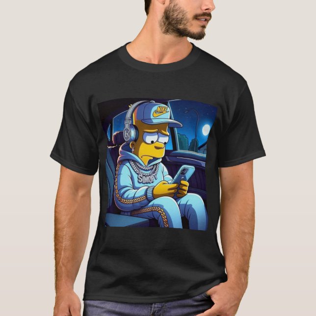 T-shirt Cartoon Classic Threads T Chemises (Devant)