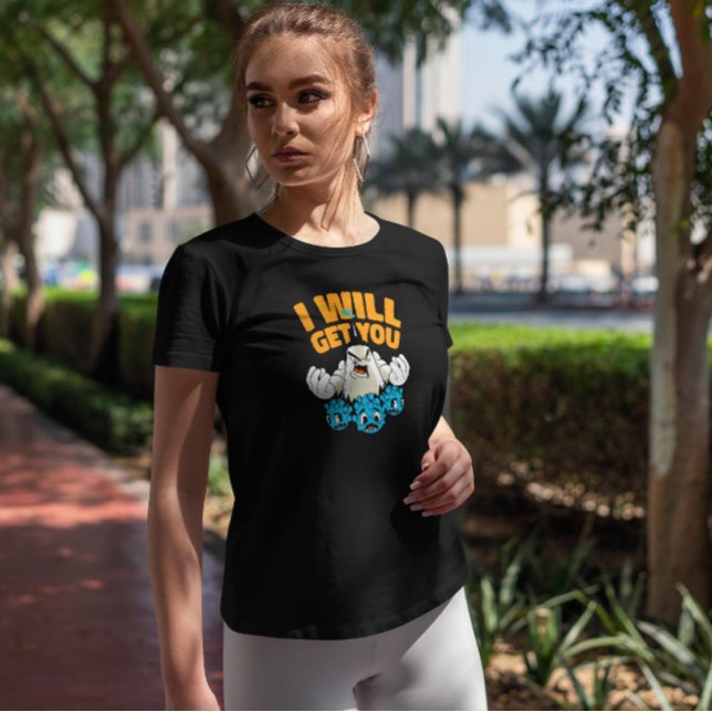 T-shirt Cartoon du virus de la vaccination (Créateur téléchargé)