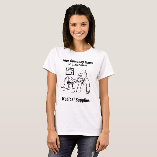 T-shirt Cartoon Fournitures Médicales pour personnaliser (Devant entier)