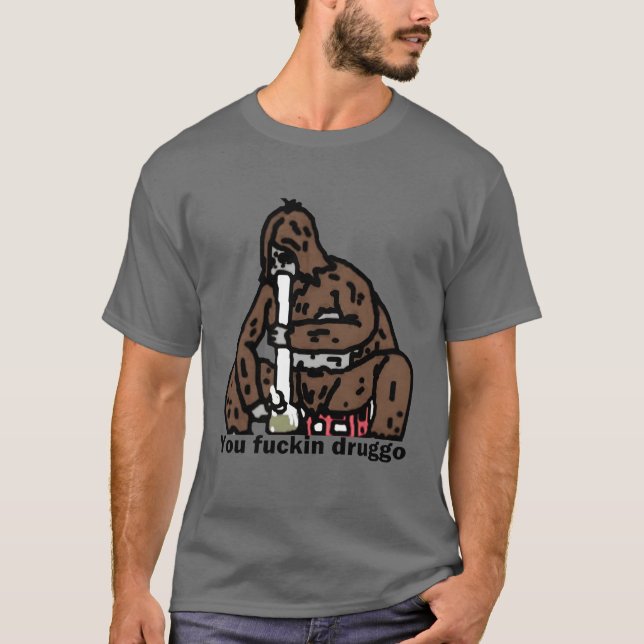 T-shirt Cartoon Sasquatch Jeu garçon (Devant)