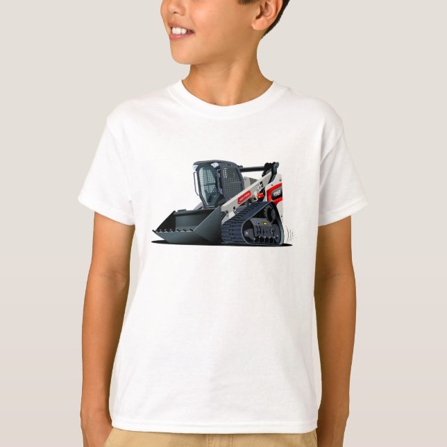 T-shirt Cartoon Skid Steer (Devant)