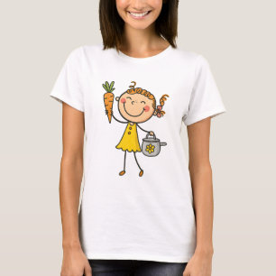 T-shirt Cartoon Superhero Girl Enfants Chemise