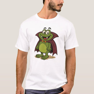 T-Shirt Cartoon-Vampirfrosch