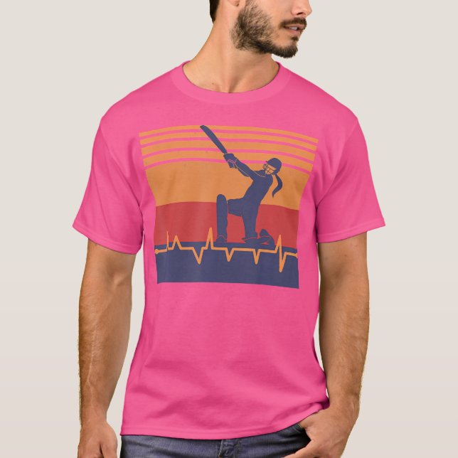 T-shirt Cartouche cardiaque du cricket (Devant)