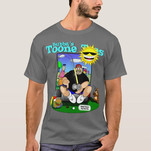 T-SHIRT CARTOUTES / TEE - SHIRTS TOONE DE BUBBA / GOLF (Devant)