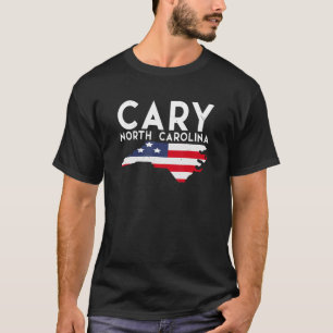 T-shirt Cary Caroline du Nord États-Unis Amérique Voyage