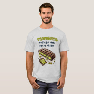 T-shirt Cas d'accident : Ate tout le chocolat Kunafa le ch