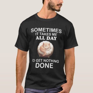 T-shirt Cas Pour Cas Pour Cat Dadmaman