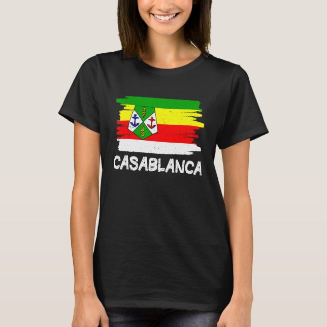 T-shirt Casablanca Flag (Devant)