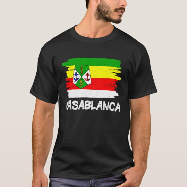 T-shirt Casablanca Flag (Devant)